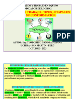 Definición de Equipo - Tipos - Etapas de Su Conformación