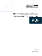 BS7200 Operator Software For Digifas 7100 - 7200
