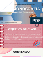 Presentación Clase MONOGRAFÍA