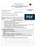 Evaluación Diagnóstico Eca1°bt