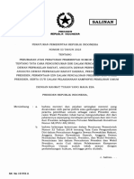 PP 53 - 2023 Perubahan Atas PP 32 - 2018 Tata Cara Pengunduran Diri, Permintaan Izin Dan Cuti Dalam Pelaksanaan Kampanye Pemilu