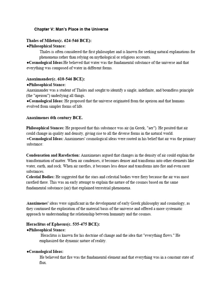Chapter v mans place in the universe pdf virtue socrates