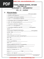Class 3 Multiplication Worksheet | PDF | Arithmetic | Teaching Mathematics
