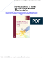 Test Bank For Foundations of Mental Health Care 4th Edition Michelle Morrison Valfre