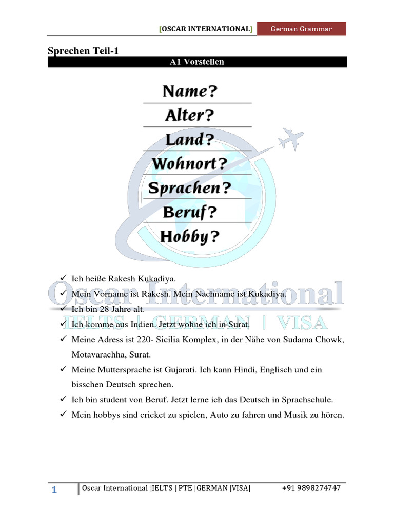 German Exam Preparation | PDF