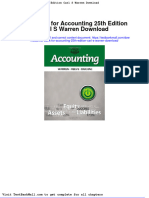 Test Bank For Accounting 25th Edition Carl S Warren Download