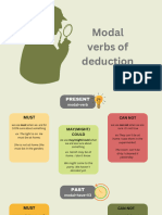Modal Verbs of Deduction