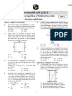 Mechanical Properties of Solid & Elasticity - DPP 01 (Of Lec 02) - Arjuna JEE AIR Recorded