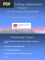 Writing College Admissions Essays [PDF Library]