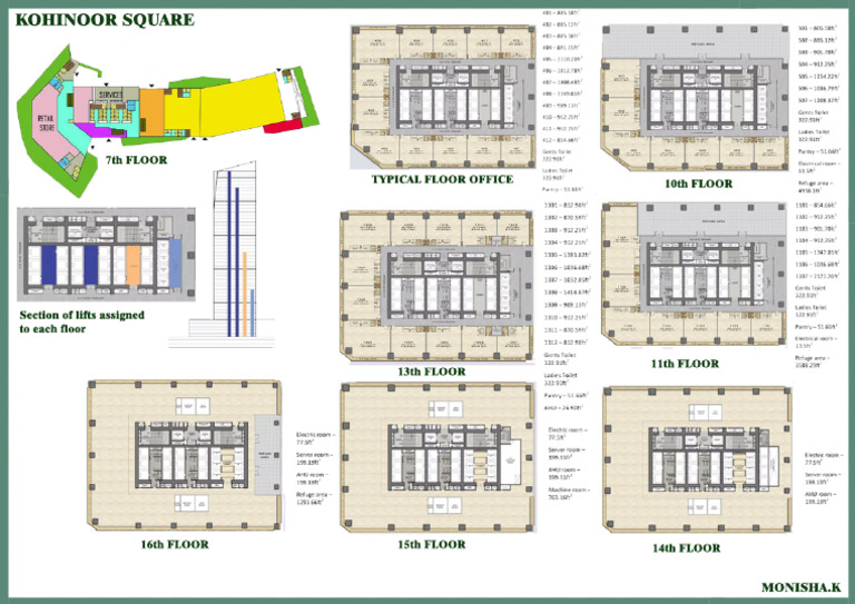 Kohinoor Square Floor Plans Overview | PDF