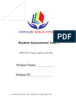 SITHCCC028 Student Assessment Tasks Task 1