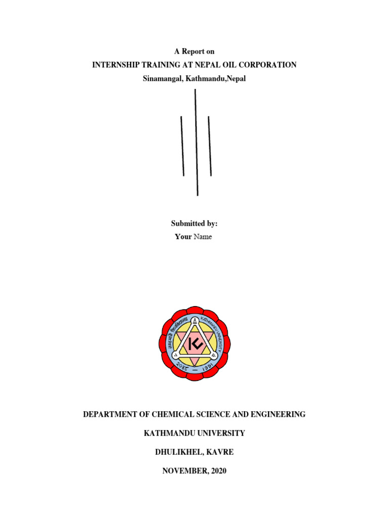 Intership Report Sample PDF Fires Filtration