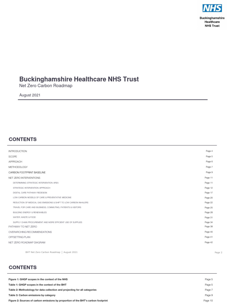 Bht Net Zero Carbon Roadmap Pdf Low Carbon Economy Carbon Footprint
