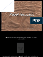 Papel arrugado