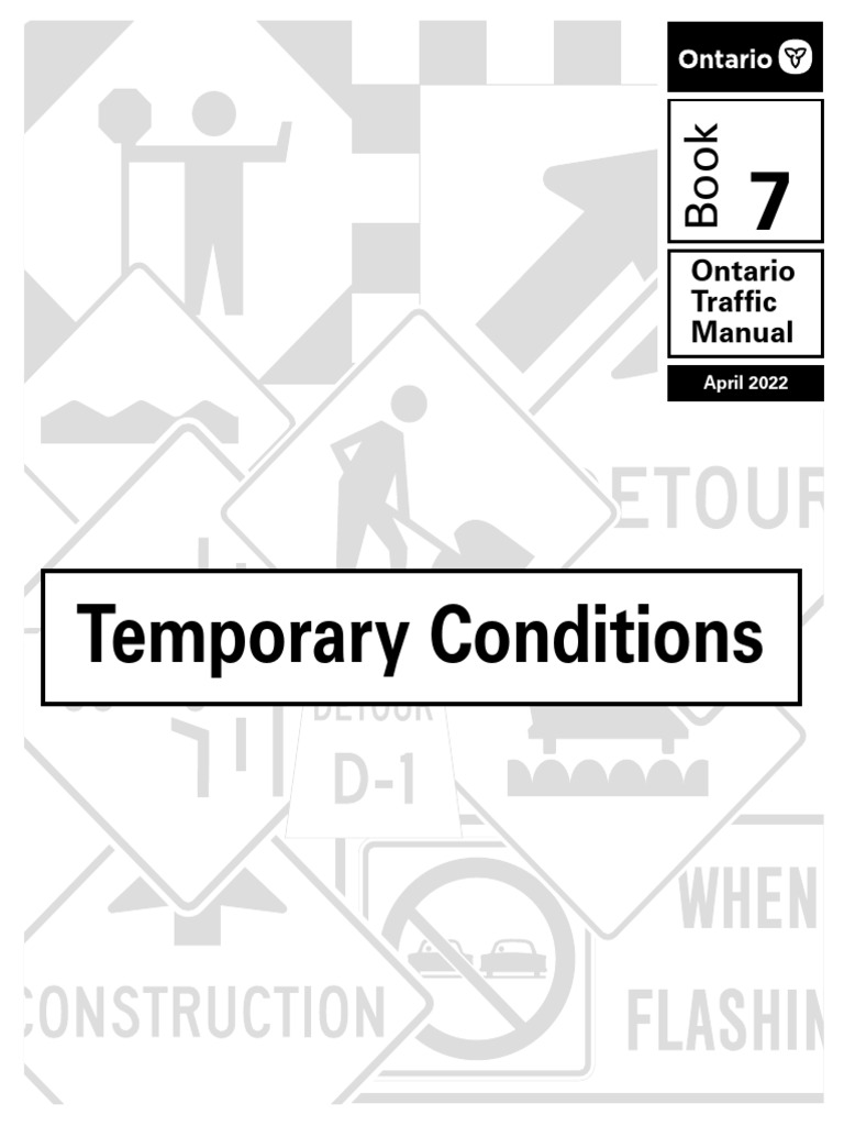 OTM Book 7 Temporary Conditions Office Edition April 2022 | PDF ...
