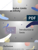 Limits Inifnity