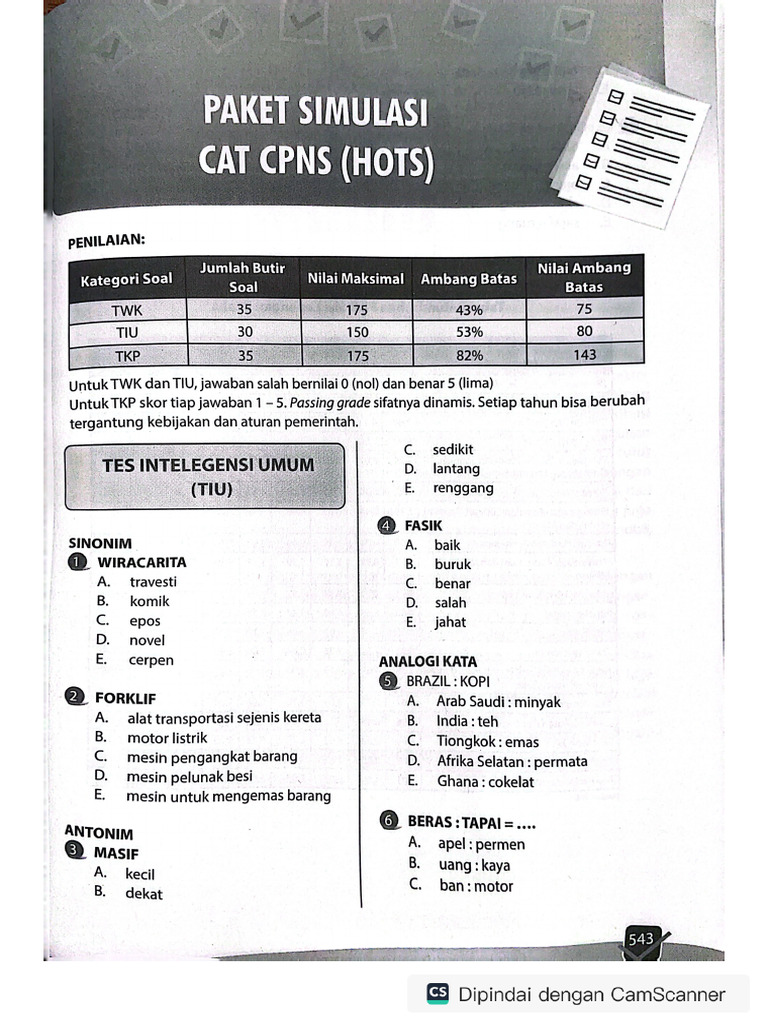 Simulasi cat pdf