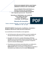 BENEFICIO OPTICA - UNIVERSIDAD CATÓLICA DE VALPARAÍSO - Actua