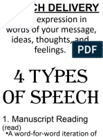 01 TYPE OF SPEECH - Accdeliveryspeechwriting