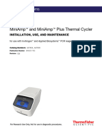 MiniAmp Installation, Use and Maintenance Thermal Cycler