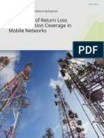 The Impact of Return Loss On Base Station Coverage in Mobile Networks