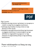 Nakapagsusuri Nang Mabuti Sa Mga Bagay Na May Kinalaman Sa Sarili at Pangyayari