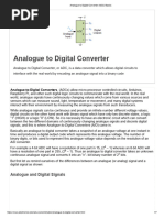 Analogue To Digital Converter (ADC) Basics