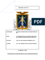 Ensayo Doctrina Operacional de Operaciones Isr