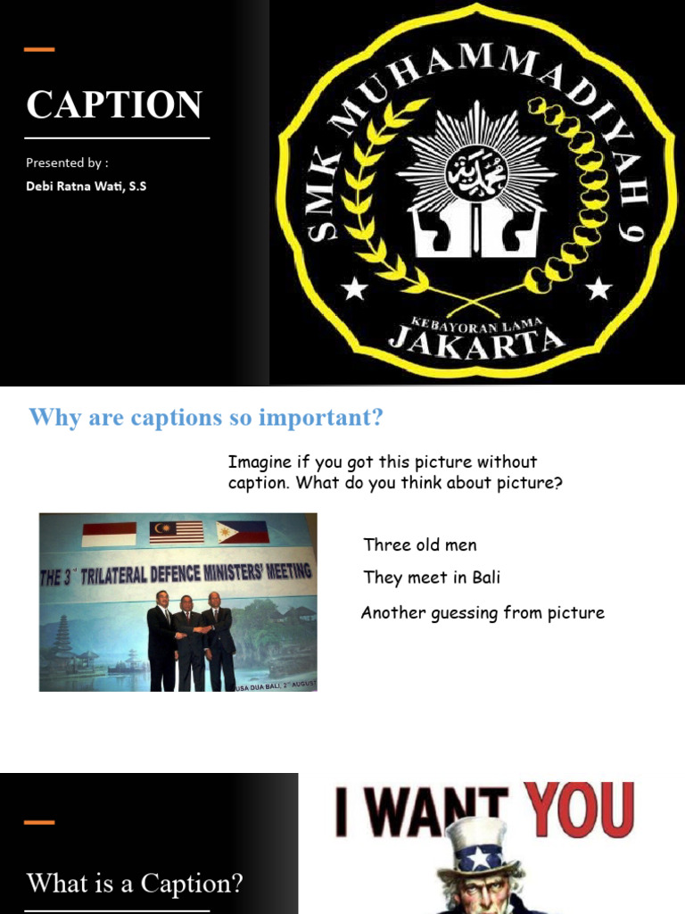 Caption Text - Kelas XI | PDF | Semantic Units | Linguistic Typology