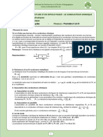 PHYS - 1re CD - ETUDE DUN DIPOLE PASSIF LE CONDUCTEUR OHMIQUE