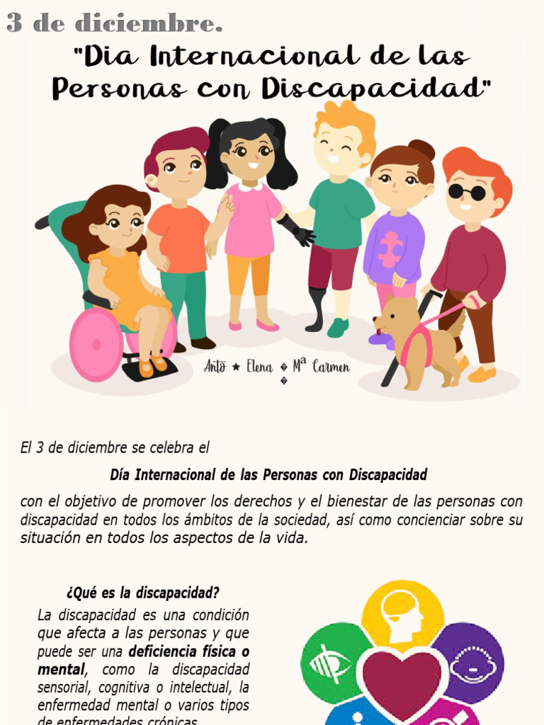 Actividades para el Día de la Discapacidad | PDF | Invalidez | Ciencias ...