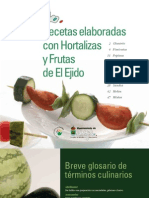 Recetas Con Hortalizas y Frutas de El Ejido ( Almería)