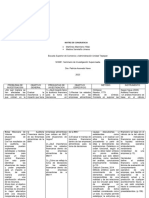 Matriz de Congruencia