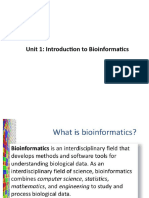 Intro To Bioinformatics Semester 6 Botany