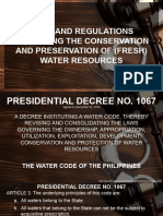 Laws and Regulations On Water Resources
