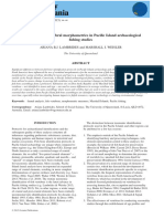 Applications of Vertebral Morphometrics