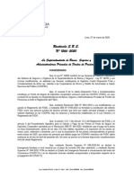 Resolucion S.B.S #1266-2020 Recaudación de Las Primas Segun El Reglamento Del FSDC