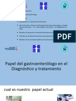 Papel Del Gastroenterologo en El Diagnostico y Tratamiento Del Cancer