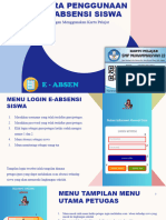 Cara Penggunaan E-Absensi Siswa