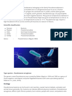 Chronic Disease Cause by Pseudomonas - Aeruginosa