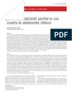 Estilos de Socialización Parental en Una Muestra de Adolescentes Chilenos