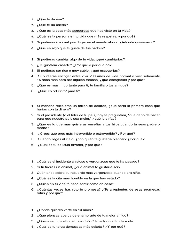 Preguntas para dinamica pdf