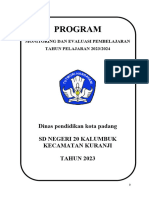 Program Pemantauan Dan Pengawasan PBM SD 20 KLB