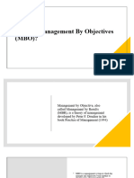 What Is Management by Objectives (MBO) ?