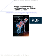 Test Bank For Fundamentals of Anatomy and Physiology 3rd Edition Donald C Rizzo