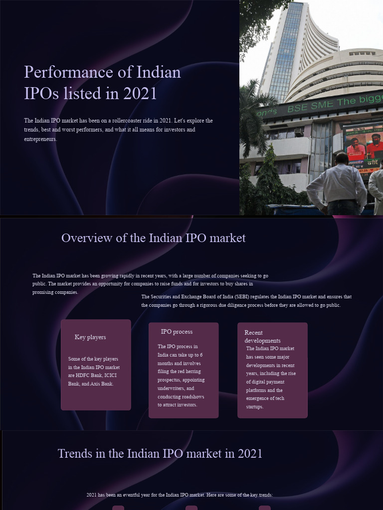 Top Indian IPOs and Trends in 2021 | PDF | Initial Public Offering | Stocks
