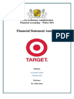 Target Corporation Financial Accounting Final Assignment
