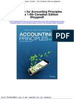 Test Bank For Accounting Principles Volume 1 8th Canadian Edition Weygandt