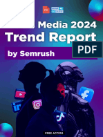 Social Media 2024 Trend Report by Semrush