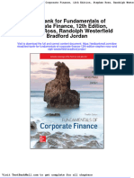 Test Bank For Fundamentals of Corporate Finance 12th Edition Stephen Ross Randolph Westerfield Bradford Jordan